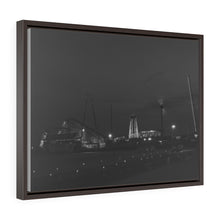 Load image into Gallery viewer, Black and White Photography Wall Art Print Sunset Wildwood New Jersey