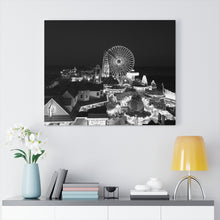 Load image into Gallery viewer, Black and White Photography Wall Art Print Moreys Piers Wildwood NJ