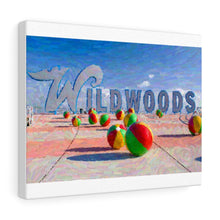 Load image into Gallery viewer, Gouache Digital Art painting Wildwood NJ Crest Sign Wall Art Print