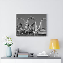 Load image into Gallery viewer, Black and White Photography Wall Art Print Wildwood NJ Boardwak