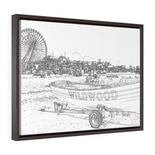 Load image into Gallery viewer, Art Sketch Wall Art Print Wildwood Crest life guard boats New Jersey beach