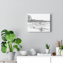 Load image into Gallery viewer, Art Sketch Wall Art Print Wildwood Crest life guard boats New Jersey beach