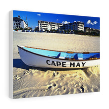 Load image into Gallery viewer, Watercolor Painting Wall Art Print Lifeboat Beach Cape May NJ