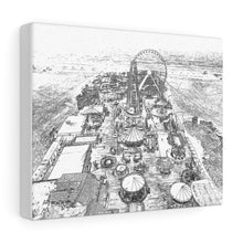 Load image into Gallery viewer, Art Sketch Wall Art Print Wildwood Boardwalk New Jersey Beach Sky View