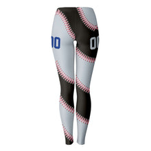 Load image into Gallery viewer, Chicago Personalized Leggings Black & Silver