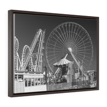 Load image into Gallery viewer, Wildwood New Jersey Amusement Park Black and White Photography Wall Art Print