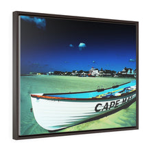 Load image into Gallery viewer, Watercolor Painting Wall Art Print Wildwood Crest life guard boats New Jersey beach