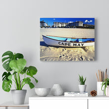 Load image into Gallery viewer, Watercolor Painting Wall Art Print Lifeboat Beach Cape May NJ
