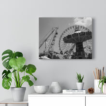 Load image into Gallery viewer, Black and White Photography Wall Art Print Wildwood NJ Boardwalk