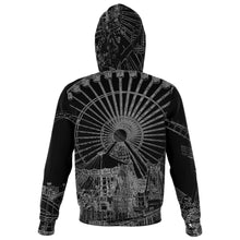 Load image into Gallery viewer, Wildwood Boardwalk View Black Hoodie