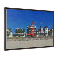 Load image into Gallery viewer, Gouache Digital Art painting Cape May NJ Beach Wall Art Print Panoramic