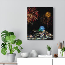 Load image into Gallery viewer, Gouache Digital Art painting Wildwood New Jersey fireworks Wall Art Print
