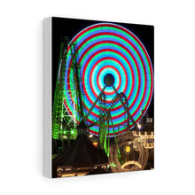 Load image into Gallery viewer, Canvas Print Wildwood Jersey Shore Morey's Piers Amusement Park Big Ferris Wheel