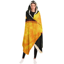 Load image into Gallery viewer, Pittsburgh Baseball Personalized Hooded Blanket Black & Gold