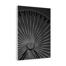 Load image into Gallery viewer, Black and White Photography Wall Art Print WIldwood NJ Ferris wheel