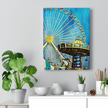 Load image into Gallery viewer, Wildwood Jersey shore Morey's Piers amusement park rides portrait