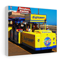 Load image into Gallery viewer, Watercolor Painting Wall Art Print Wildwood NJ Tramcar Douglas