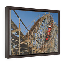 Load image into Gallery viewer, Canvas Print Wildwood Jersey Shore Morey's Piers Roller Coaster