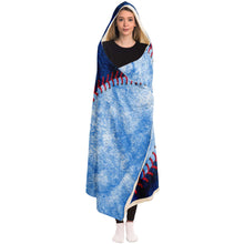 Load image into Gallery viewer, Tampa Bay Baseball Personalized Hooded Blanket Blue