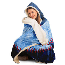 Load image into Gallery viewer, Tampa Bay Baseball Personalized Hooded Blanket Blue