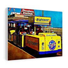 Load image into Gallery viewer, Oil Painting Wall Art Print Wildwood NJ Tramcar