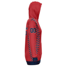 Load image into Gallery viewer, Boston Personalized Long Hoodie Red