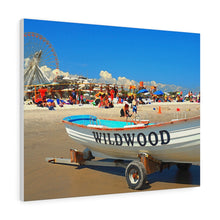Load image into Gallery viewer, Watercolor Painting Wall Art Print Wildwood Jersey Shore Ocean View