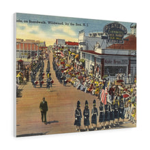 Load image into Gallery viewer, Boardwalk At WIldwood NJ Home Decor Wall Art Print Canvas