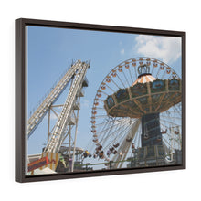Load image into Gallery viewer, Canvas PrintWildwood Theme Park Large Swings