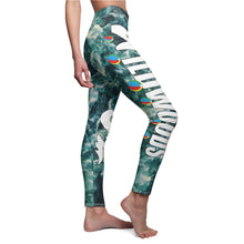 Load image into Gallery viewer, Deep Ocean Wildwood Sign Women's Cut & Sew Casual Leggings