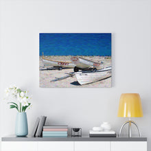 Load image into Gallery viewer, Gouache Digital Art painting Wall Art Print Wildwood Crest life guard boats New Jersey beach