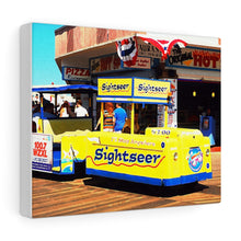 Load image into Gallery viewer, Watercolor Painting Wall Art Print Wildwood Boardwalk Tramcar