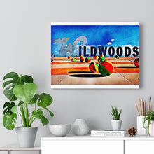 Load image into Gallery viewer, Wildwood NJ Crest Sign Oil Painting Wall Art Print