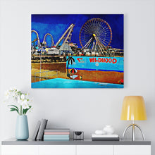 Load image into Gallery viewer, Oil Painting Wall Art Print Wildwood Jersey Shore Ocean View