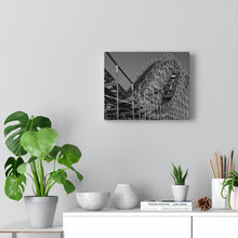 Load image into Gallery viewer, Wildwood Jersey Roller Coaster Black and White Photography Wall Art Print