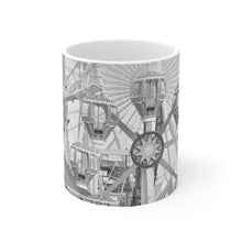 Load image into Gallery viewer, Black and White Wildwood NJ Coffee Or Tea Mug 11oz