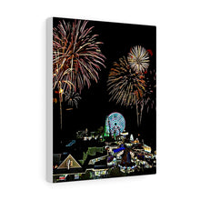 Load image into Gallery viewer, Wildwood New Jersey fireworks Oil Painting Wall Art Print