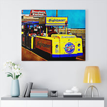 Load image into Gallery viewer, Oil Painting Wall Art Print Wildwood NJ Tramcar
