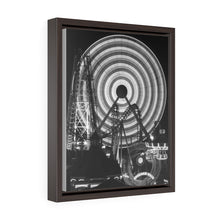 Load image into Gallery viewer, Black and White Photography Wall Art Print Morey's Piers Ferris wheel