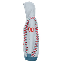 Load image into Gallery viewer, Chicago Personalized Long Hoodie Silver