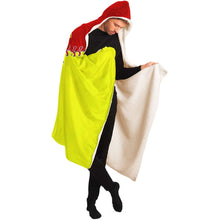 Load image into Gallery viewer, Softball Baseball Personalized Hooded Blanket Red & Yellow