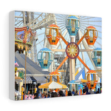 Load image into Gallery viewer, Canvas Print Morey's Piers Hot Air Balloons Wildwood New Jersey