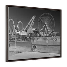 Load image into Gallery viewer, Black and White Photography Wall Art Print Wildwood Jersey Shore Ocean View