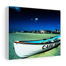 Load image into Gallery viewer, Watercolor Painting Wall Art Print Wildwood Crest life guard boats New Jersey beach