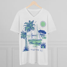 Load image into Gallery viewer, Vintage retro old school Style Wildwood New Jersey Men's Lightweight V-Neck Tee
