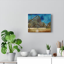 Load image into Gallery viewer, Wildwood Wooden Roller Coaster Oil Painting Wall Art Print Amusement Park