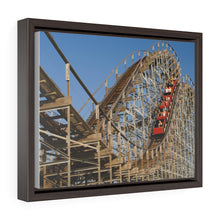 Load image into Gallery viewer, Canvas Print Wildwood Jersey Shore Morey's Piers Roller Coaster