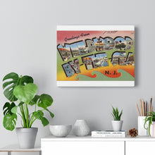 Load image into Gallery viewer, Wildwood By The Sea Postcard Home Decor Wall Art Print Canvas NJ