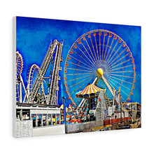 Load image into Gallery viewer, Oil Painting Wall Art Print Sunset Wildwood New Jersey