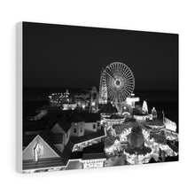 Load image into Gallery viewer, Black and White Photography Wall Art Print Moreys Piers Wildwood NJ